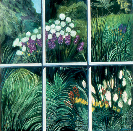 Garden Through a Window