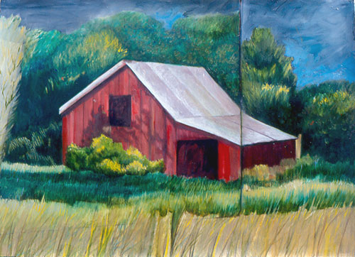 Red Barn, Golden Grasses